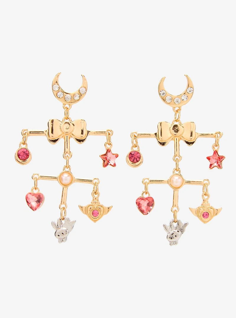Sailor Moon Dangling Charm Earrings - BoxLunch Exclusive