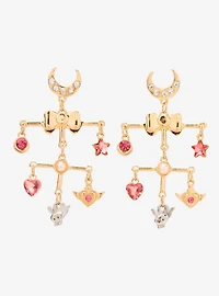 Sailor Moon Dangling Charm Earrings - BoxLunch Exclusive