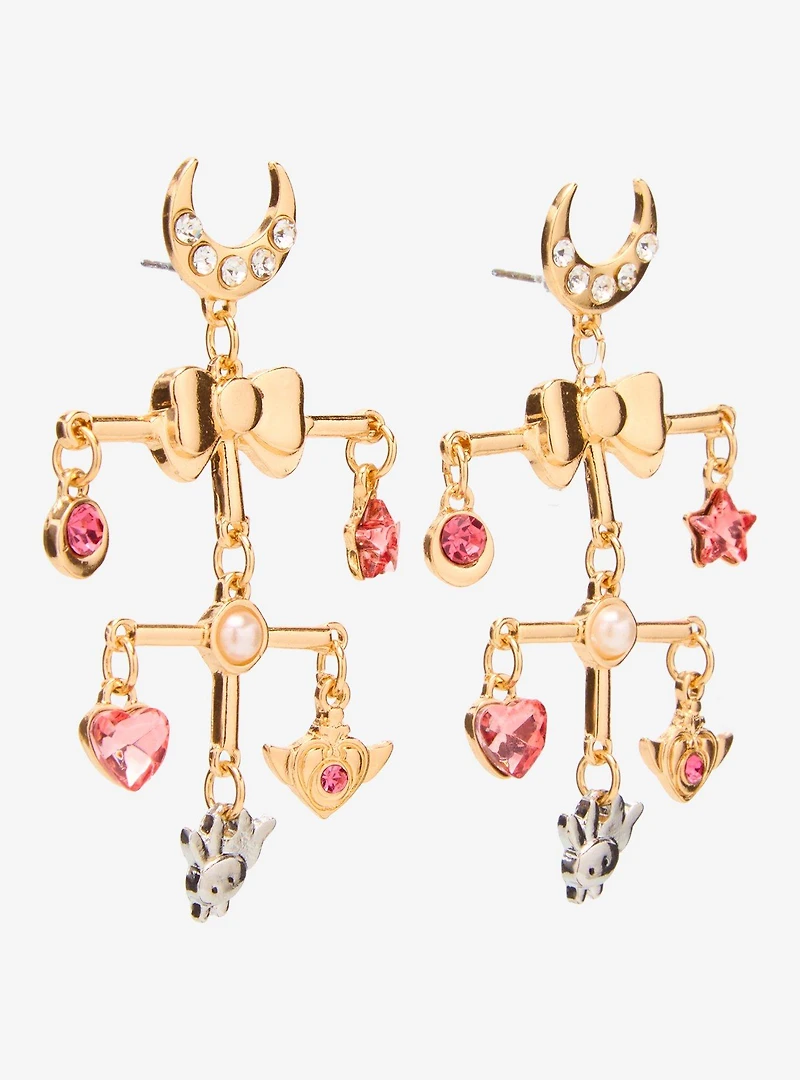 Sailor Moon Dangling Charm Earrings - BoxLunch Exclusive