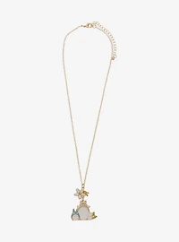 Studio Ghibli® My Neighbor Totoro Floral Totoros Charm Necklace - BoxLunch Exclusive