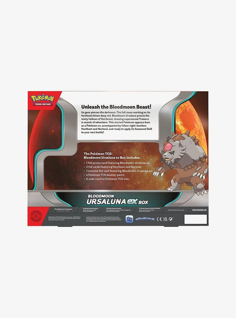 Pokémon Trading Card Game Bloodmoon Ursaluna ex Box