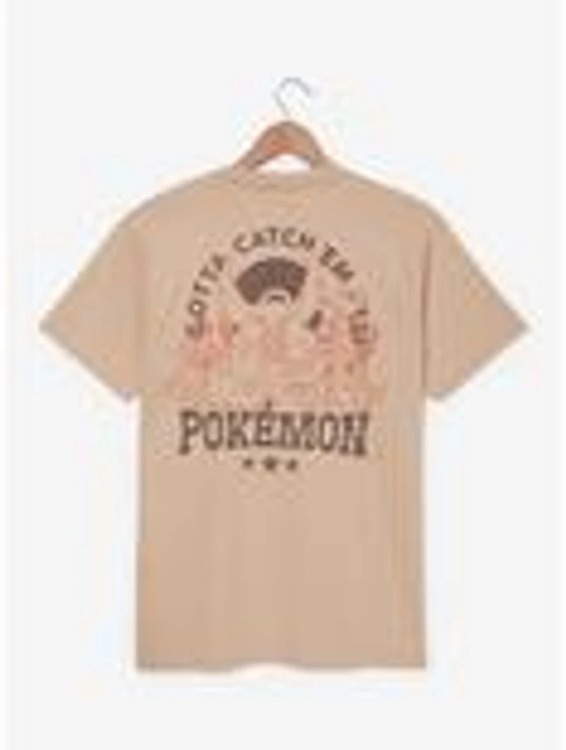 Pokémon Catch 'Em All Western Tonal T-Shirt