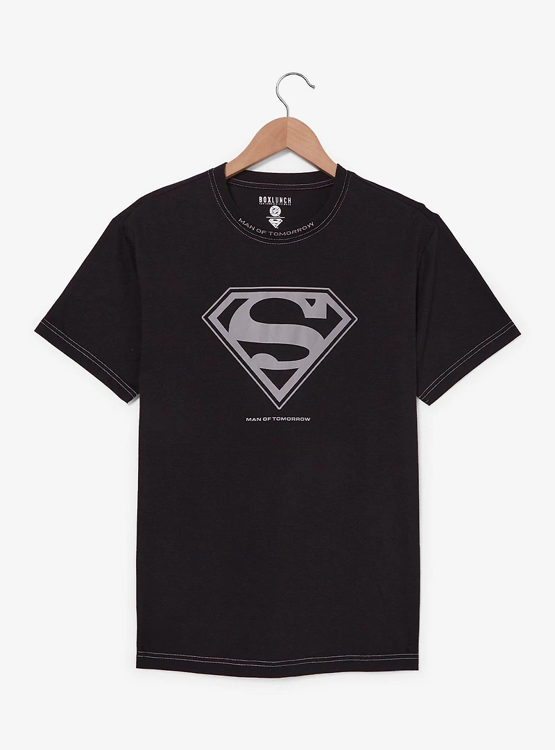 DC Comics Superman Silver Logo T-Shirt - BoxLunch Exclusive
