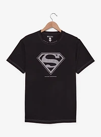 DC Comics Superman Silver Logo T-Shirt - BoxLunch Exclusive