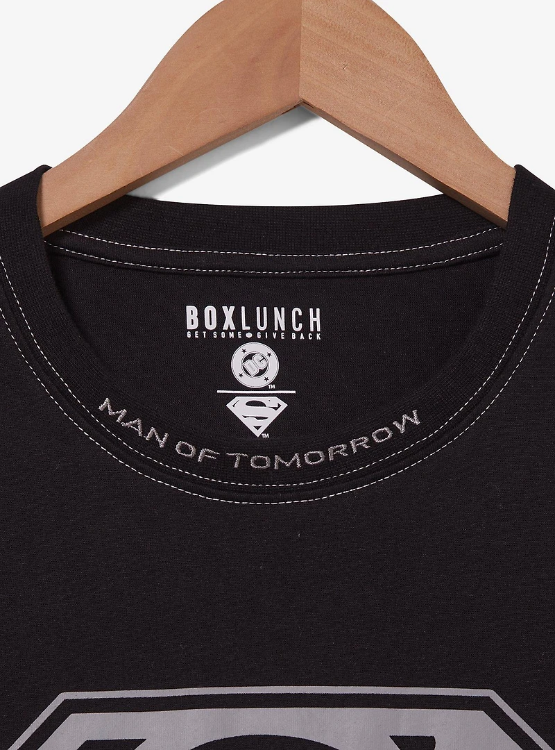 DC Comics Superman Silver Logo T-Shirt - BoxLunch Exclusive