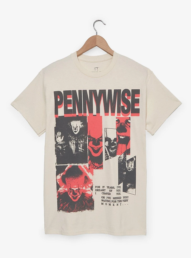 It Pennywise Multi-Portrait T-Shirt - BoxLunch Exclusive