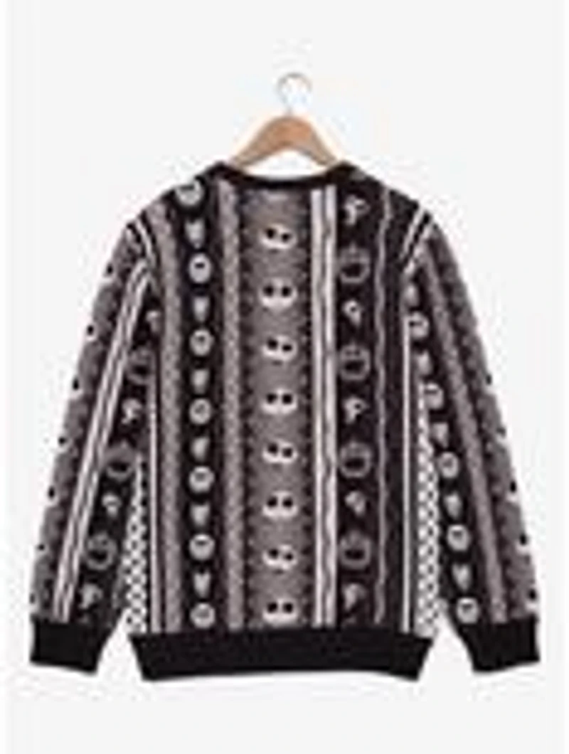 Disney Nightmare Before Christmas Jack Skellington Textured Knit Sweater - BoxLunch Exclusive
