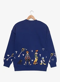 Kingdom Hearts Embroidered Crewneck — BoxLunch Exclusive