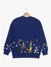 Kingdom Hearts Embroidered Crewneck — BoxLunch Exclusive