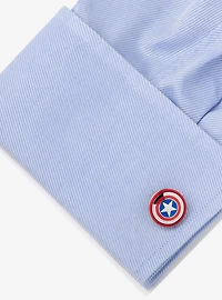 Marvel Captain America Cufflinks and Tie Bar Set