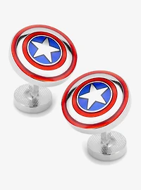 Marvel Captain America Cufflinks and Tie Bar Set