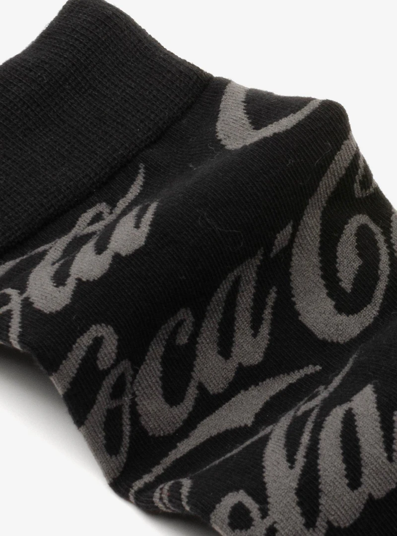 Coca-Cola Black Logo Dress Socks