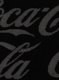 Coca-Cola Black Logo Dress Socks