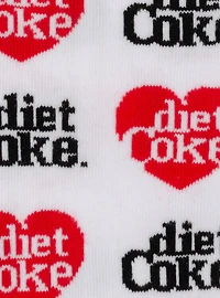 Diet Coke White Dress Socks