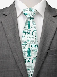 Coca-Cola Green Bottle Men's Tie