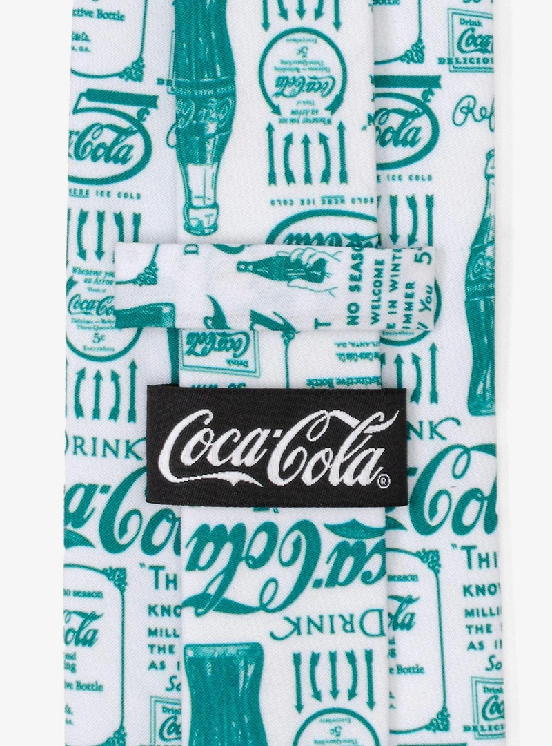 Coca-Cola Green Bottle Men's Tie