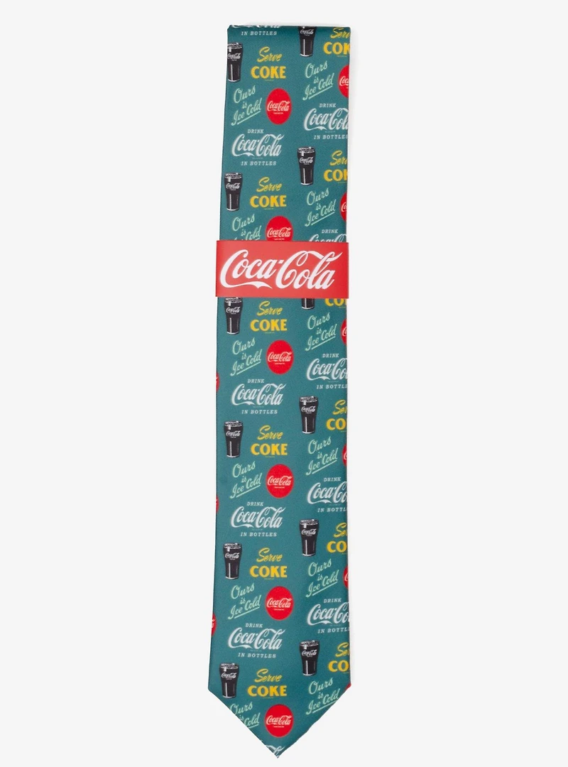 Coca-Cola Green Men's Tie