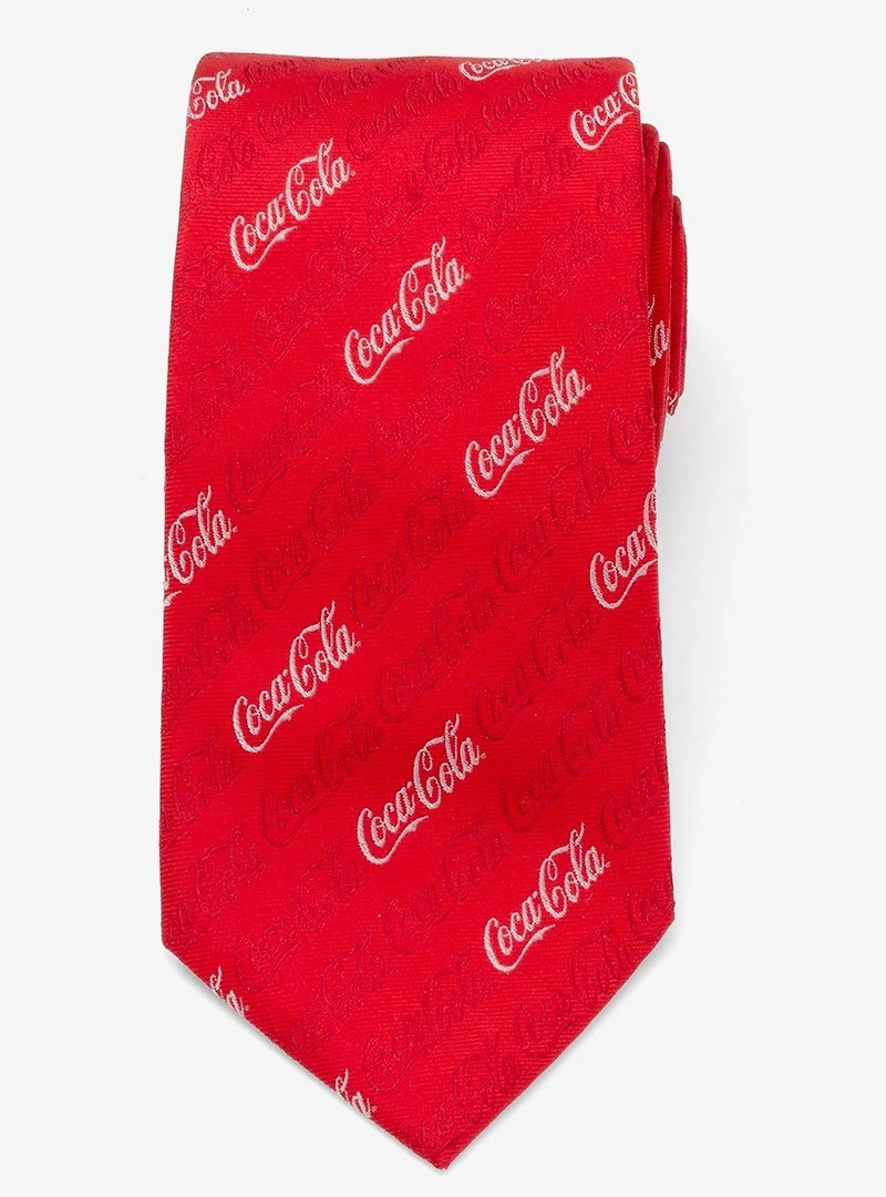 Coca-Cola Logo Red Men's Tie