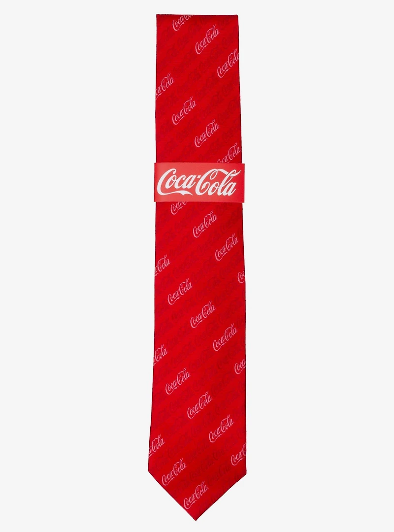 Coca-Cola Logo Red Men's Tie