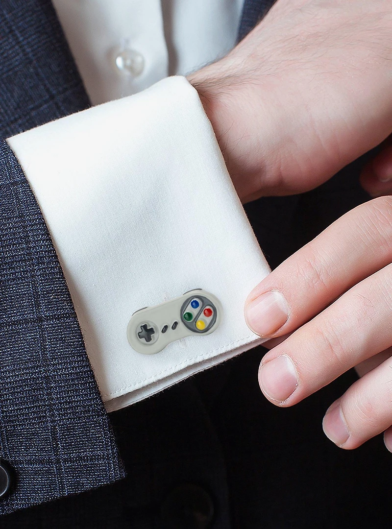3D Vintage Game Controller Cufflinks