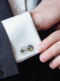 3D Vintage Game Controller Cufflinks