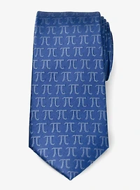 Pi Mathematics Symbol Blue Men's Tie