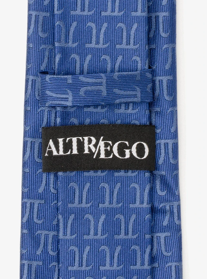 Pi Mathematics Symbol Blue Men's Tie