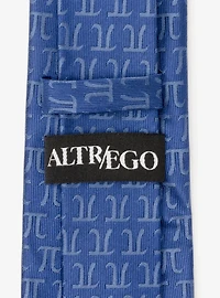 Pi Mathematics Symbol Blue Men's Tie