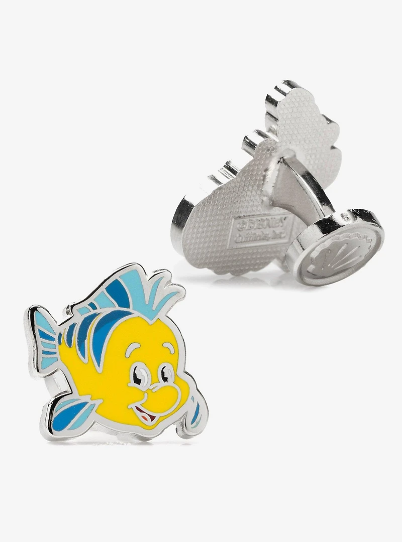 Disney The Little Mermaid Flounder & Sebastian Cufflinks