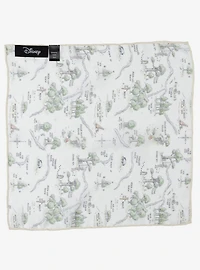 Disney Winnie The Pooh Map Pocket Square
