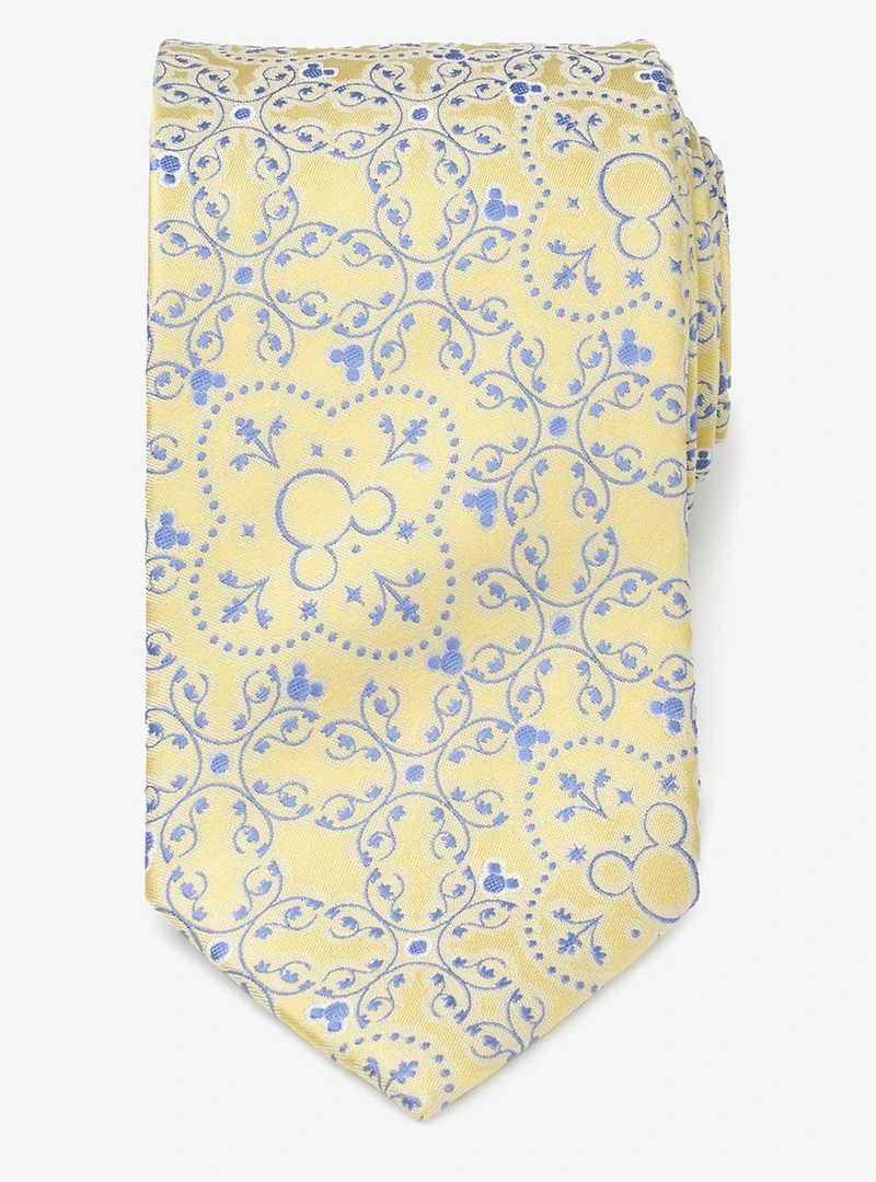 Disney Mickey Mouse Yellow Multi Men's Tie