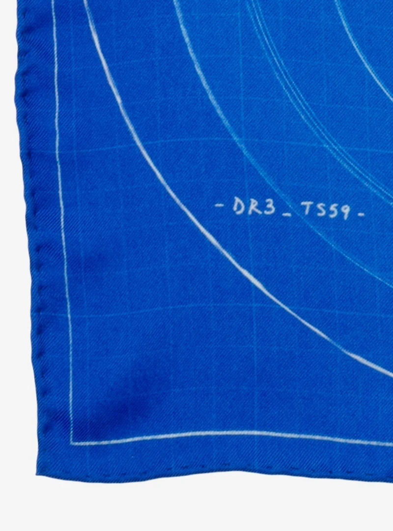 Marvel Captain America Shield Blueprint Pocket Square