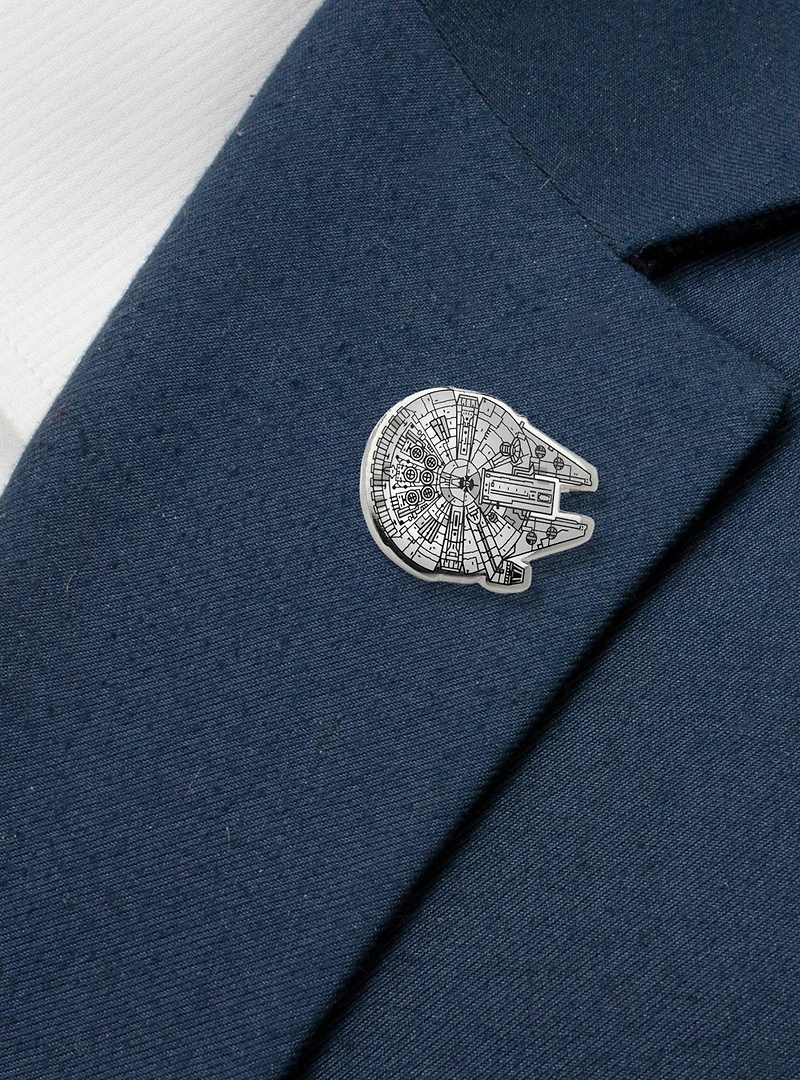 Star Wars Millennium Falcon Blueprint Lapel Pin