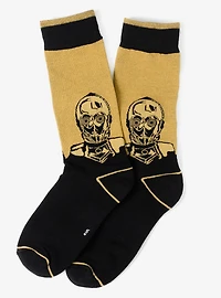 Star Wars Droid & Sage Mod 3-Pair Socks & Lapel Set