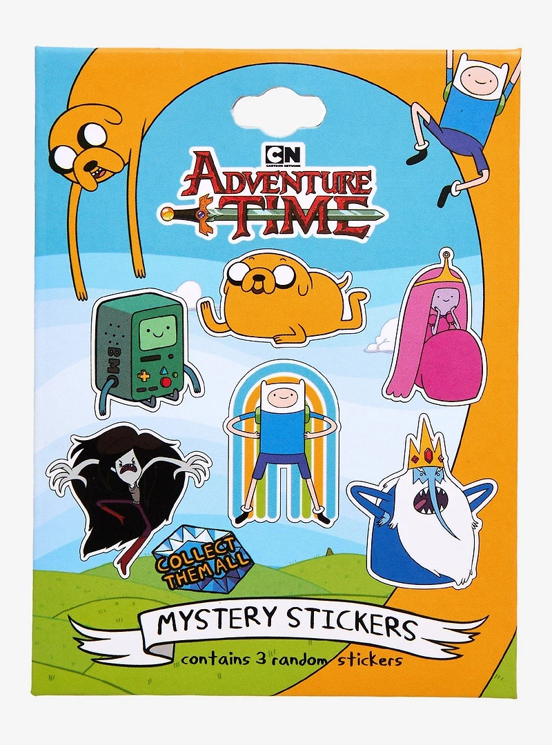 Adventure Time Characters Blind Bag Sticker Set