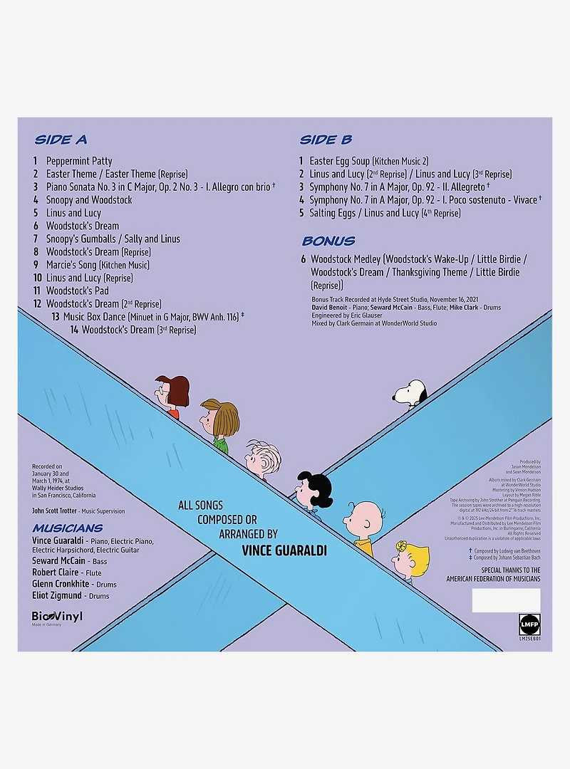 Vince Guaraldi It's The Easter Beagle Charlie Brown O.S.T. Vinyl LP