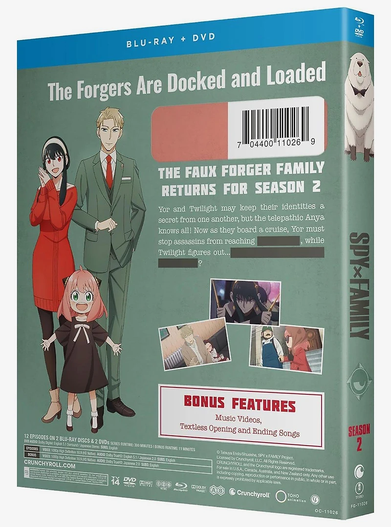 Spy X Family: Season 2 Blu-Ray