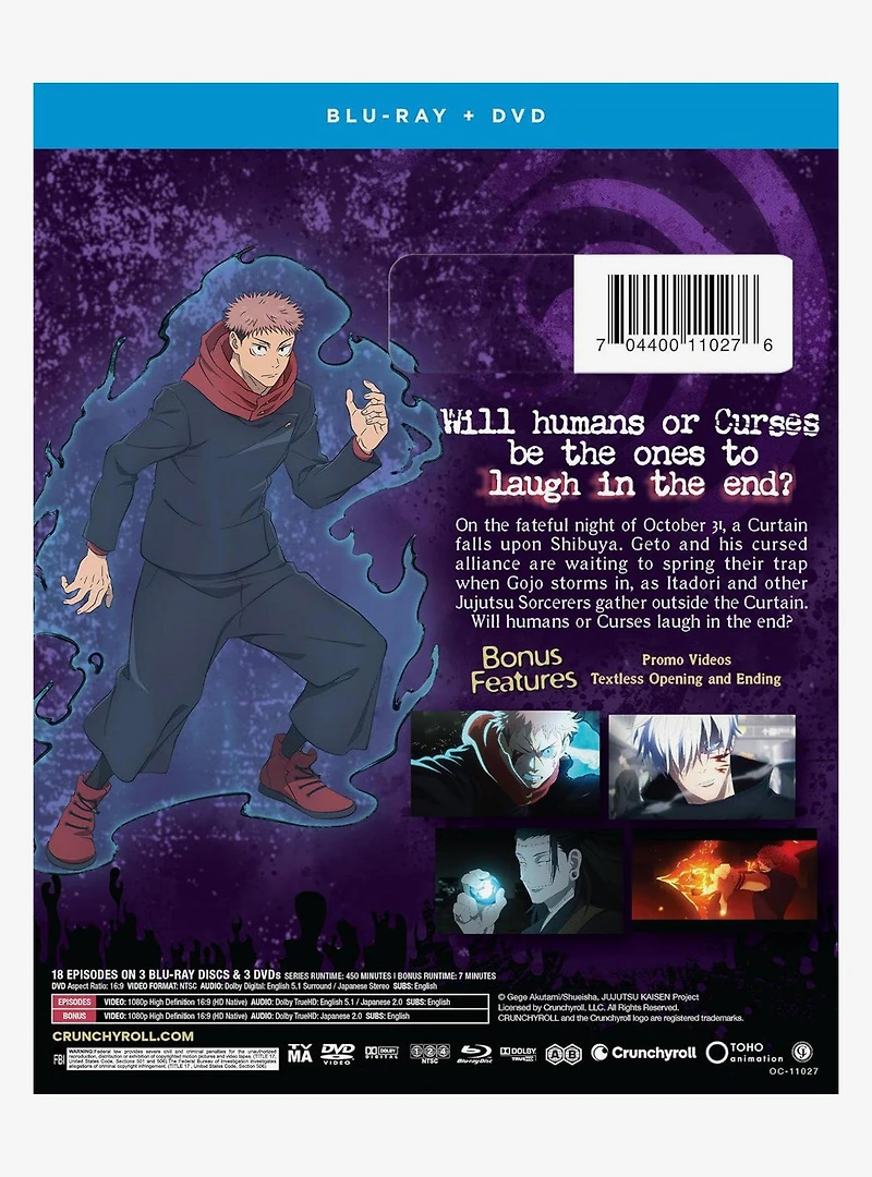Jujutsu Kaisen: Shibuya Incident (Season 2) Blu-Ray