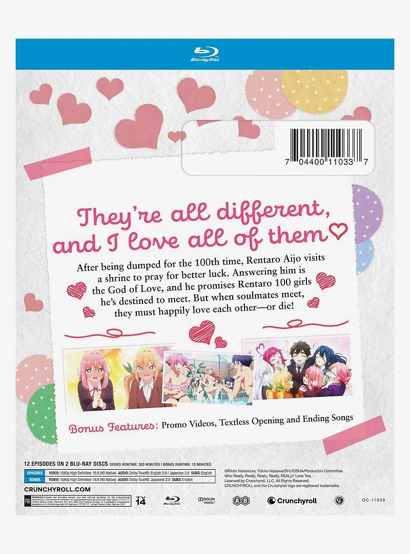 100 Girlfriends Who Really Really Really Love You: Season 1 Blu-Ray