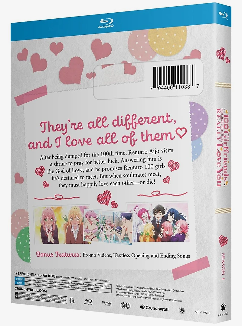 100 Girlfriends Who Really Really Really Love You: Season 1 Blu-Ray