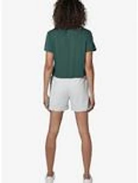 SpongeBob SquarePants "Lucky" Leprechaun Premium Triblend Women's Crop Top