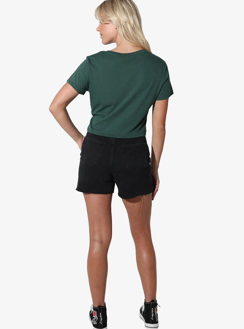 SpongeBob SquarePants Patrick Star "Lucky" Clover Premium Triblend Women's Crop Top