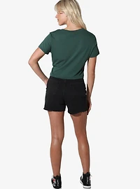SpongeBob SquarePants Patrick Star "Lucky" Clover Premium Triblend Women's Crop Top