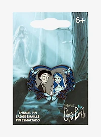 Loungefly Corpse Bride Victor & Emily Heart Enamel Pin - BoxLunch Exclusive