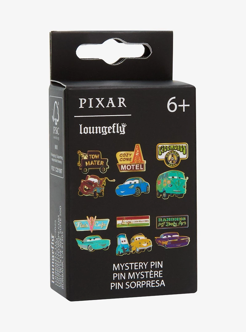 Loungefly Disney Pixar Cars Signs Blind Box Enamel Pin Set — BoxLunch Exclusive