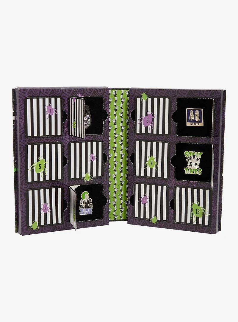 Beetlejuice 12 Days of Pins Collector's Countdown Set — BoxLunch Exclusive