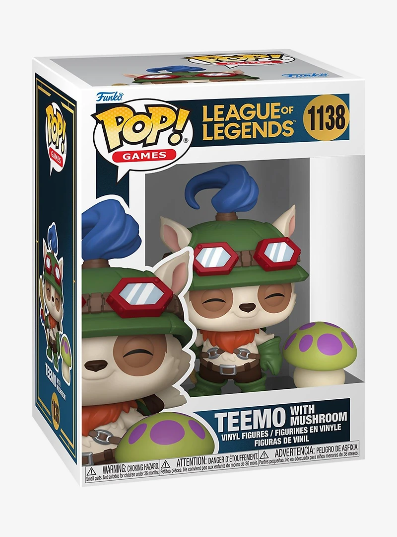 Funko Pop! Games League of Legends Teemo With Mushroom Vinyl Figure