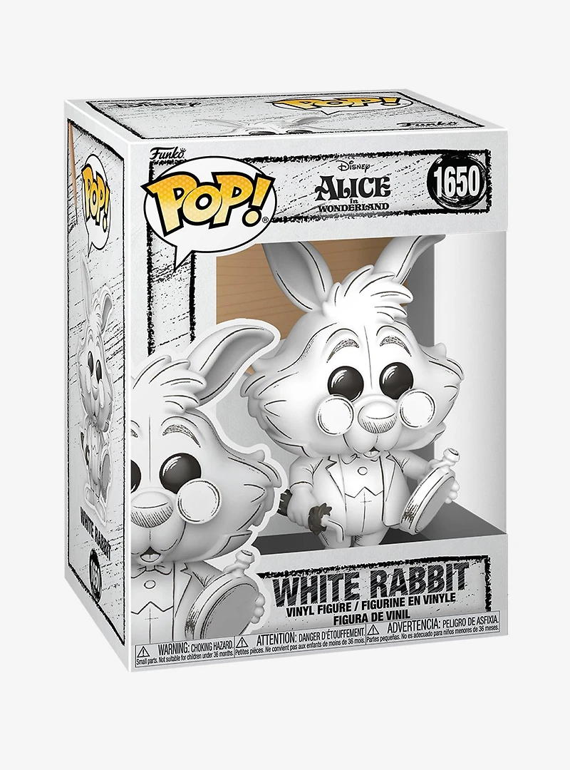 Funko Pop! Disney Alice in Wonderland White Rabbit Sketched Vinyl Figure