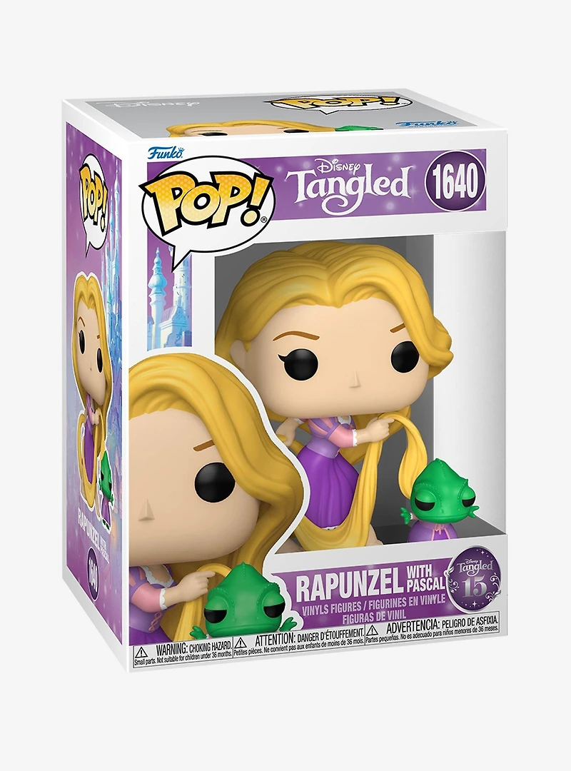Funko Pop! Disney Tangled 15th Anniversary Rapunzel with Pascal Vinyl Figure