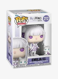 Funko Pop! Animation Re: Zero Starting Life in Another World Emilia with Puck Vinyl Figure